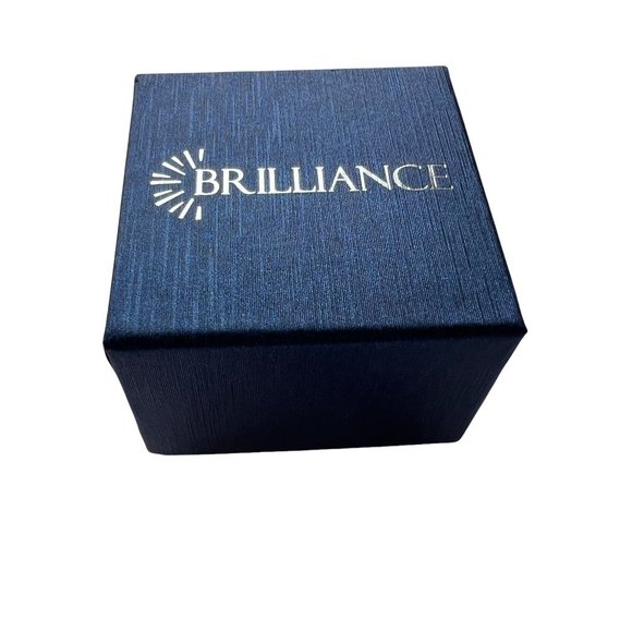 NIB NWT Brilliance Swarovski Mulit-Row Baguette Ring Green Purple Gold M… - Picture 10 of 10